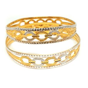 One gram gold forming bangles  mga - gf0051