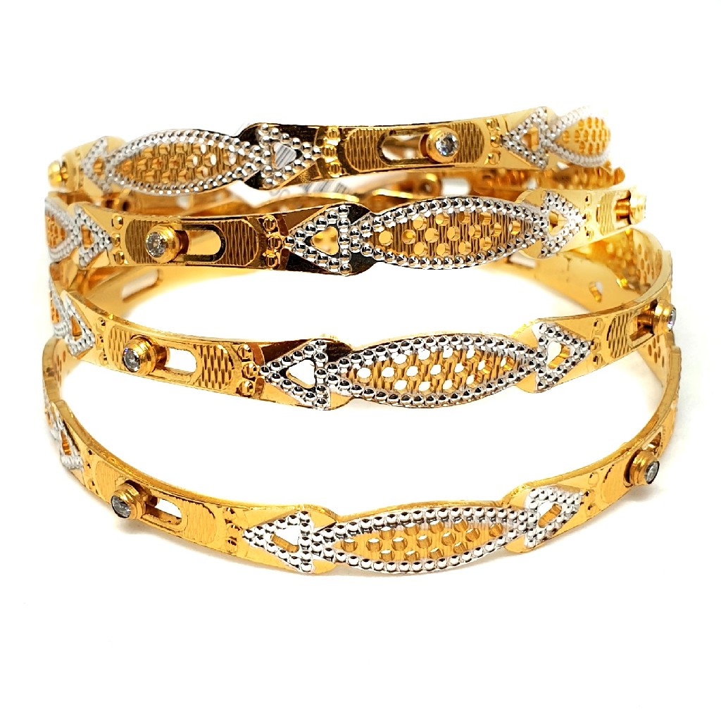 One gram gold forming bangles mga - gf0035