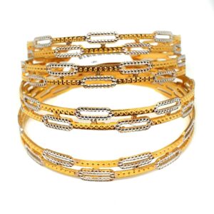 One gram gold forming bangles mga - gf0034