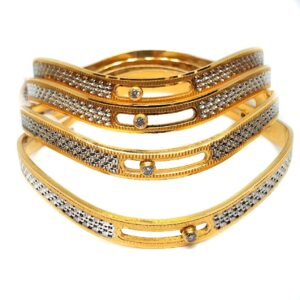One gram gold forming bangles mga - gf0029