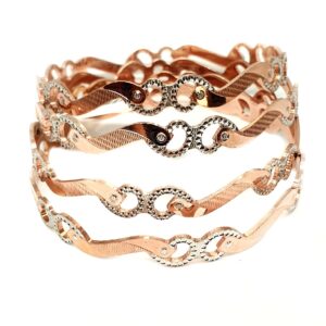 One gram gold forming bangles mga - gf0020