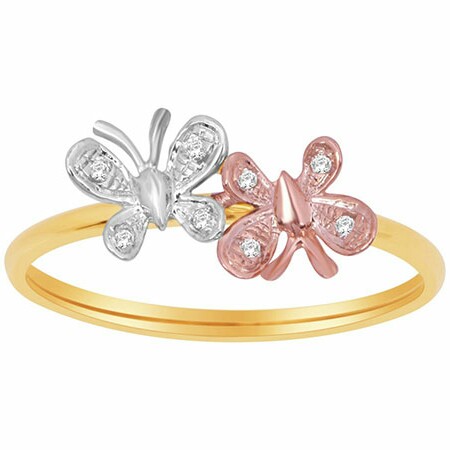 18k gold real diamond ring mga - rdr0026
