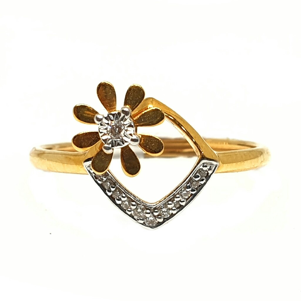 18k gold real diamond ring mga - rdr0025