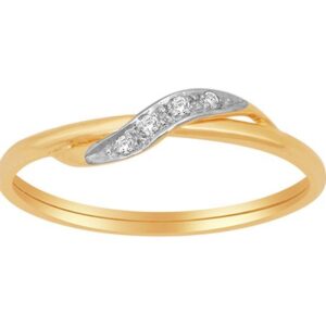 18k rose gold real diamond ring mga - rdr003