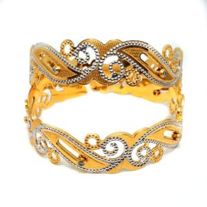 One gram gold forming bangles mga - gf0013