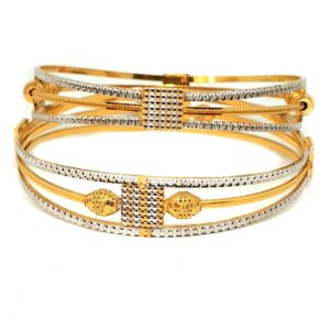 1 gm gold forming bangles mga - gf0010