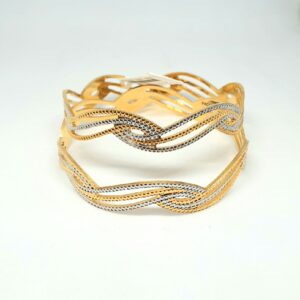 1 gm gold forming bangles mga - gf001