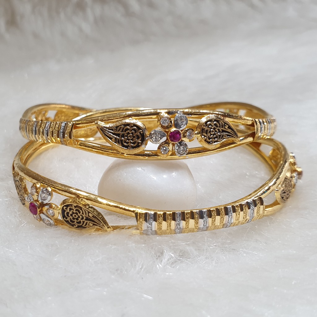 22k gold bangles