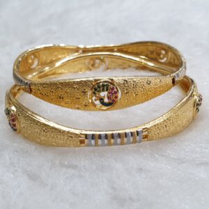 22k gold bangles