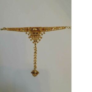 22KT Yellow Gold Designer Bridal Panjo