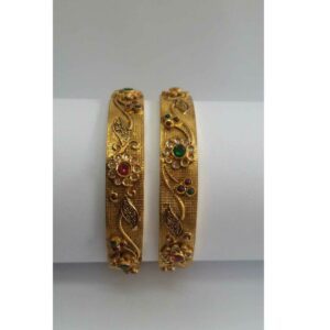 916 Yellow Gold Designer Ladies Wedding Kangan