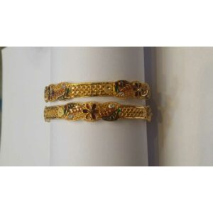 22KT Gold Ladies Indian Designer Bridal Bangles