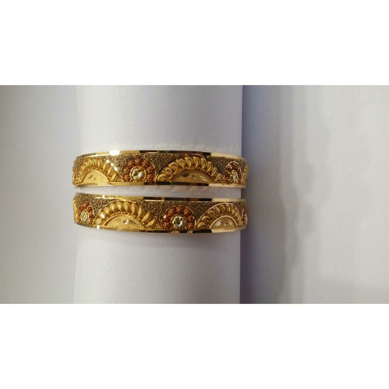 22KT Gold Indian Ladies Designer Bridal Kada