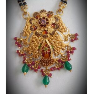 916 Gold minakari kalkatti mangalsutra 