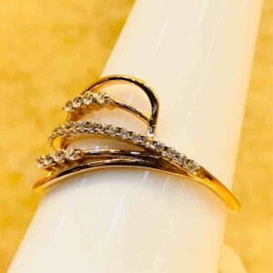 18KT Rose gold Fancy Engagement Ring