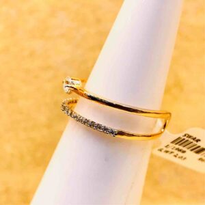 18KT Rose gold ring