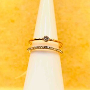 18KT Rose gold ring