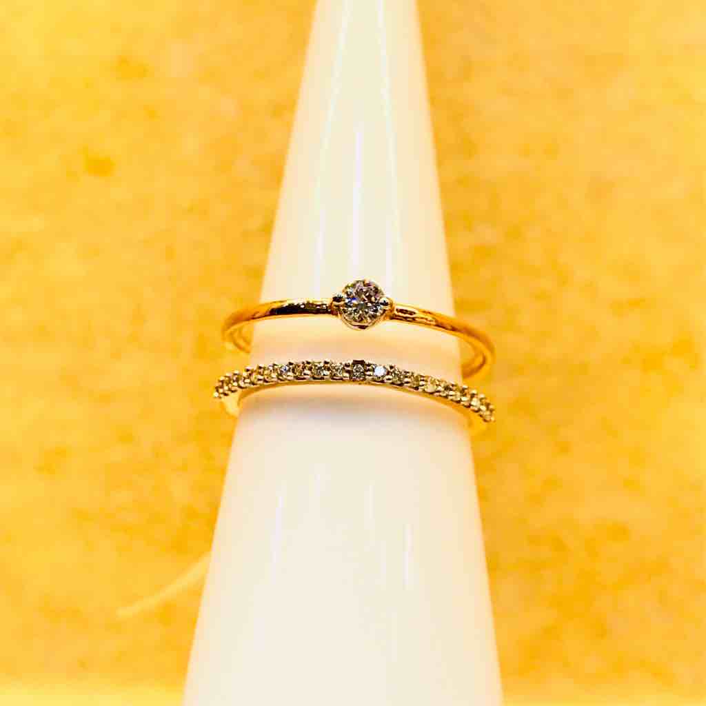 18KT Rose gold ring