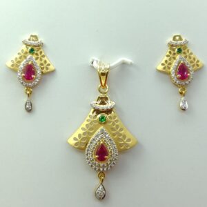 916 Gold Attractive pendant Set LMJ-584