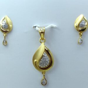 22KT gold Stylish Necklace set  LMJ-741