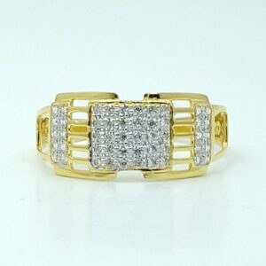22KT Gold Modern Men's Ring LMJ-002