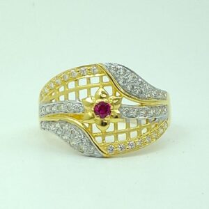 916 gold Attractive Women Ring LMJ-450