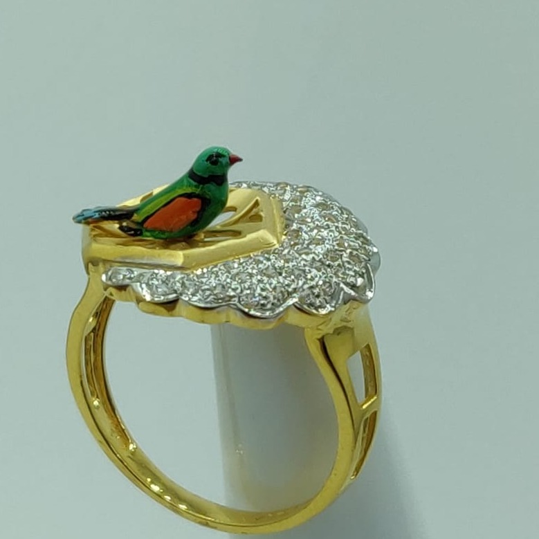 22KT Gold Parrot Women Ring LMJ-847