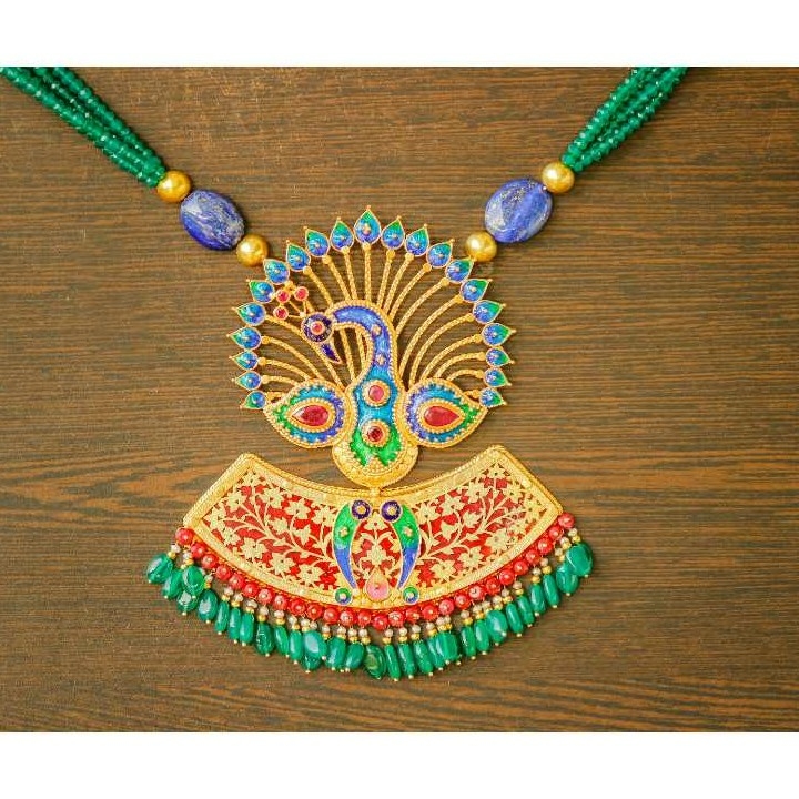 23KT Gold Thewa Fusion Pendant