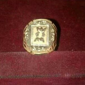 22KT Gold Gents Fancy Flower Ring