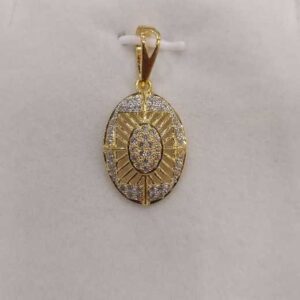 22KT Cz Gold Gents Fancy Pendant