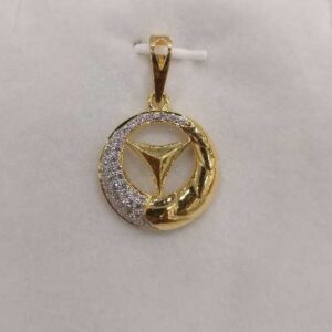 Gold Gents Casting Diamond Pendant (Pieces)