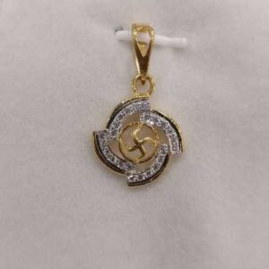 22K / 916 Gold Gents Modern Stylish Pendant