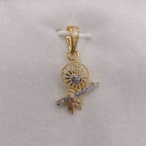 22K Yellow Gold Gents Casting Stunning Pendant