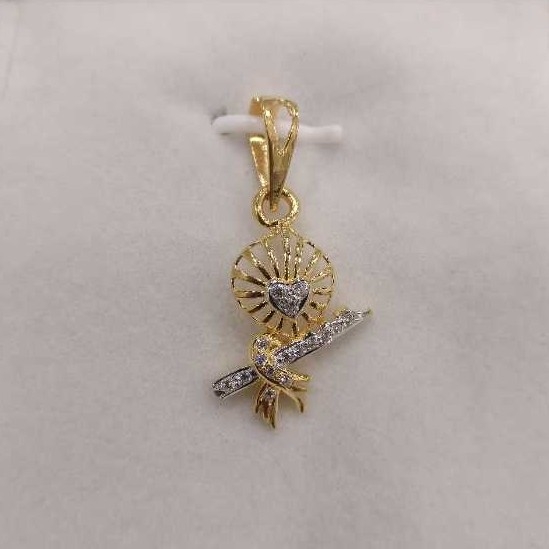 22K Yellow Gold Gents Casting Stunning Pendant