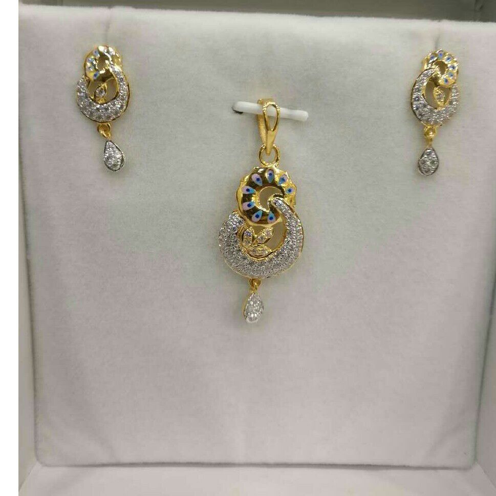 916 Antique Indian Stylish Pendant Set