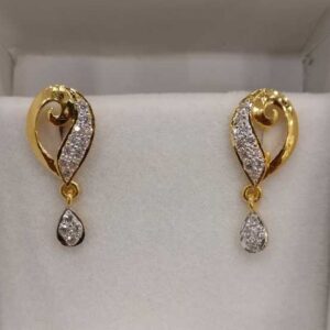 Gold Ladies Fancy Earrings