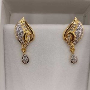 Gold Ladies Fancy Earrings