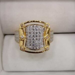 22K / 916 Gold Gents Diamond Ring
