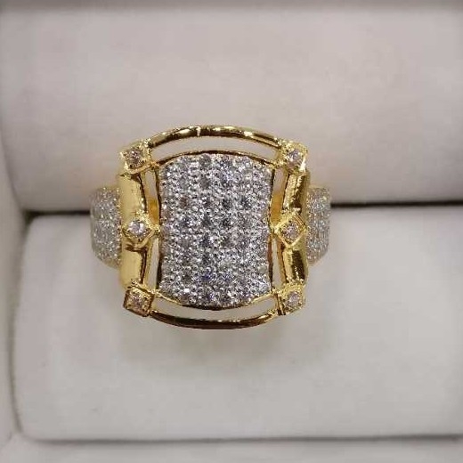 22K / 916 Gold Gents Diamond Ring