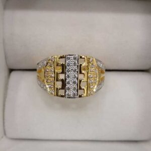 22K / 916 Gold Gents Modern Attractive Ring