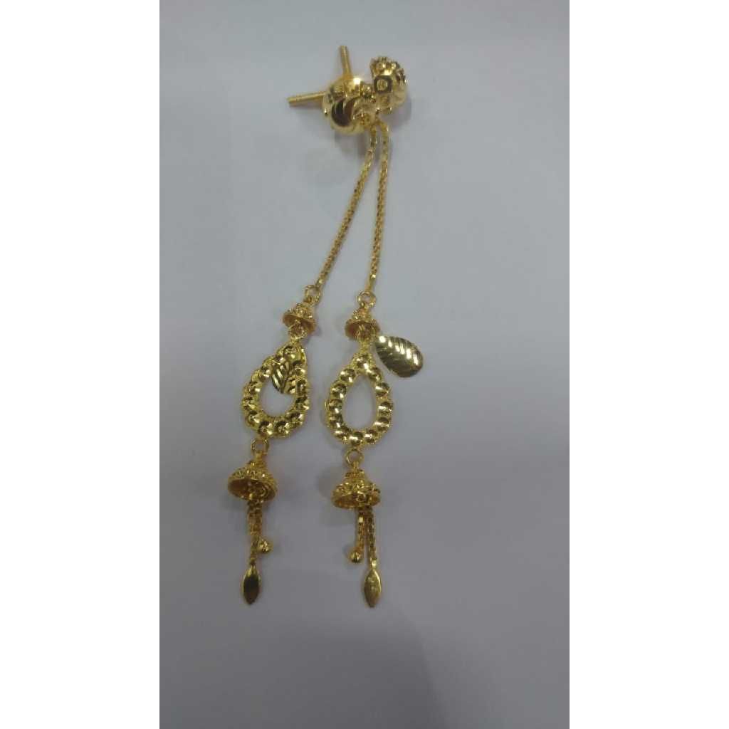 22KT Gold Fancy Latkan earring