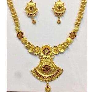 916 Gold Stylish Necklace Set