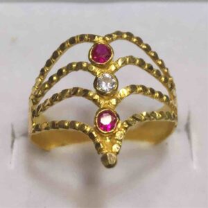 22KT Fancy Diamond Ring