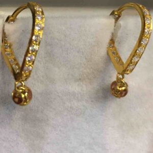 Modern 916 Gold Ladies Earrings