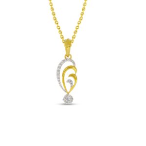 bariki gold and diamond pendant