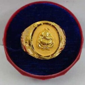 916 Yellow Gold God Ganesh Gents Ring
