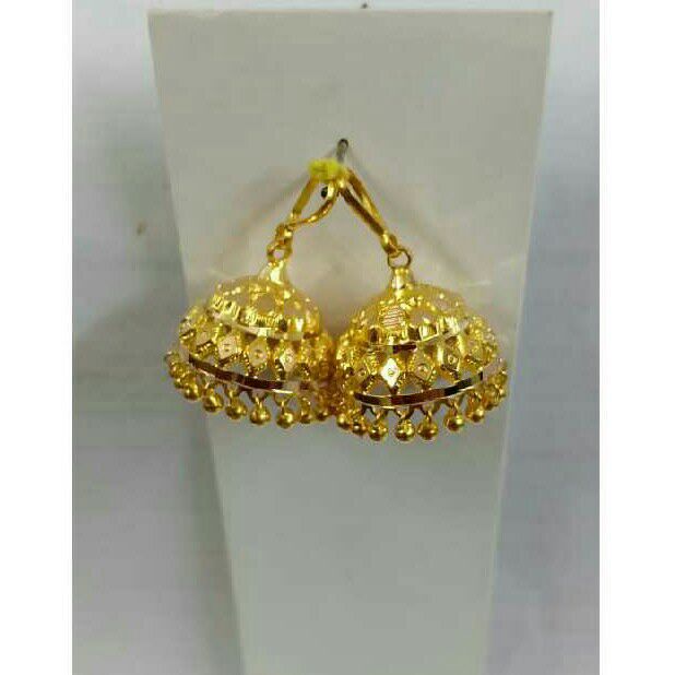20 Kt Gold Designer Ladies Tikki Jhumar