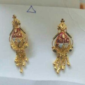 22K/916 Gold Designer Ladies Buti
