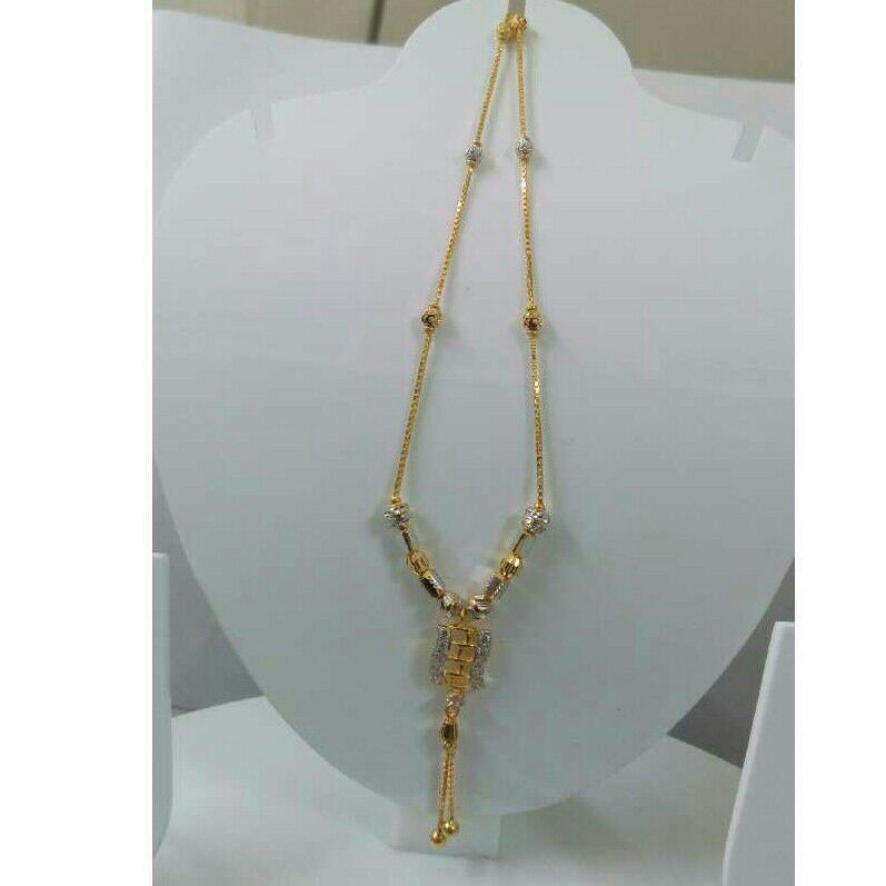 22K / 916 Gold Designer Ladies Yellow Dokiya