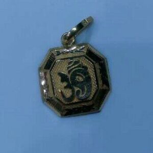 22K / 916 Gold Ladies Om Pendant